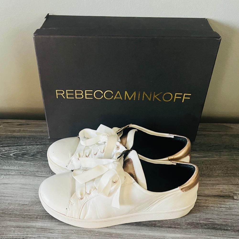 Rebecca Minkoff white sneaker shoes - Picture 3 of 7